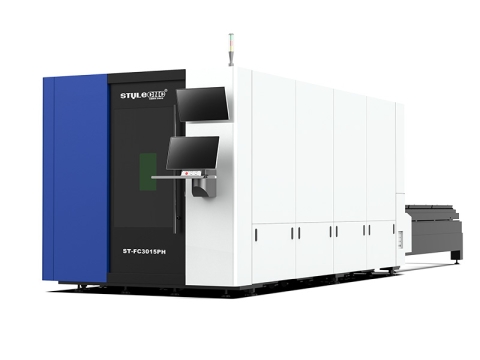 5x10光纖激光金屬切割機(jī)，帶全封閉式保護(hù)殼