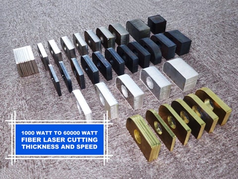 光纖激光器切割金屬的速度和厚度是多少？