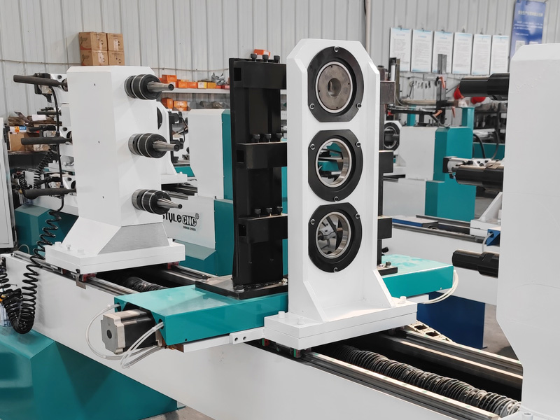 多軸數(shù)控木工車床用于仿形車削